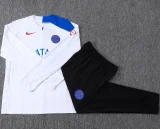 2025-26 PSG White Kids Half Pull Tracksuit #E25192