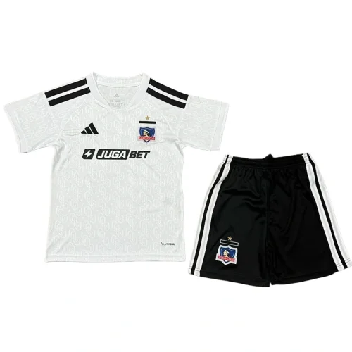 2026-27 Kids Colo-Colo home White soccer jersey