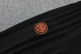 2025-26 Mens Inter Milan Black Polo Tracksuit