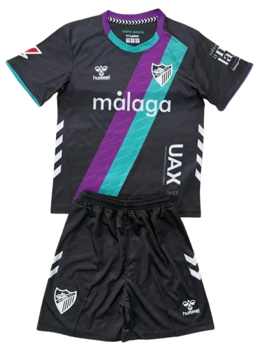 2025-26 Kids Malaga away soccer jersey