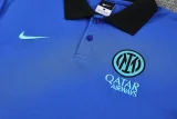 2025-26 Mens Inter Milan Fancy blue Polo Tracksuit