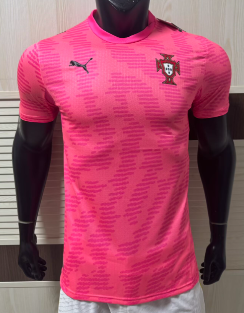 2026-27 Mens Portugal Special Edition pink Player version soccer Jersey