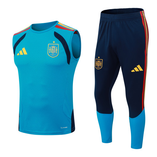2026-27 Spain lake blue vest Long Pants Tracksuit  D2603#