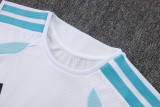 2025-26 Mens Argentina white vest Long Pants Tracksuit D2603