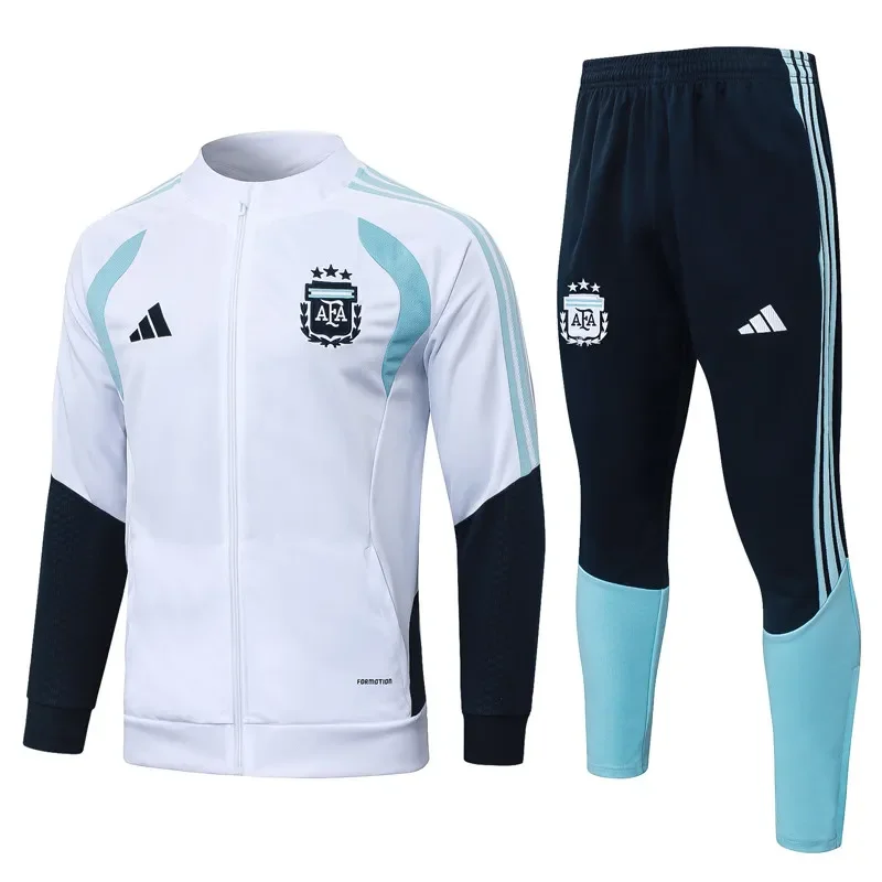 2026-27 Argentina White Jacket Tracksuit   #A26003