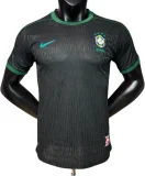 1998 Mens Brazil Special Edition black retro Player version soccer jersey