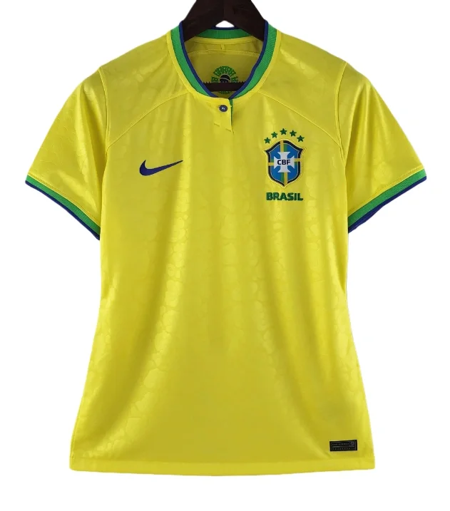 2022-23 Women Brazil Home soccer Jersey