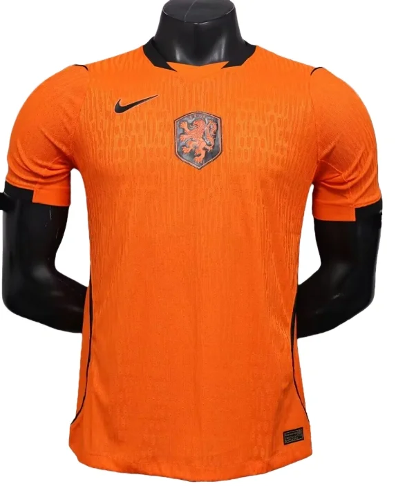 2026-27  Mens Netherlands home Player  orange soccer jersey