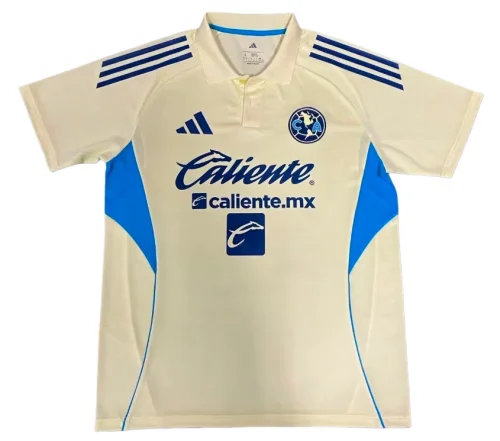 2026-27 Mens Club America Yellow Special Edition polo Soccer Jersey