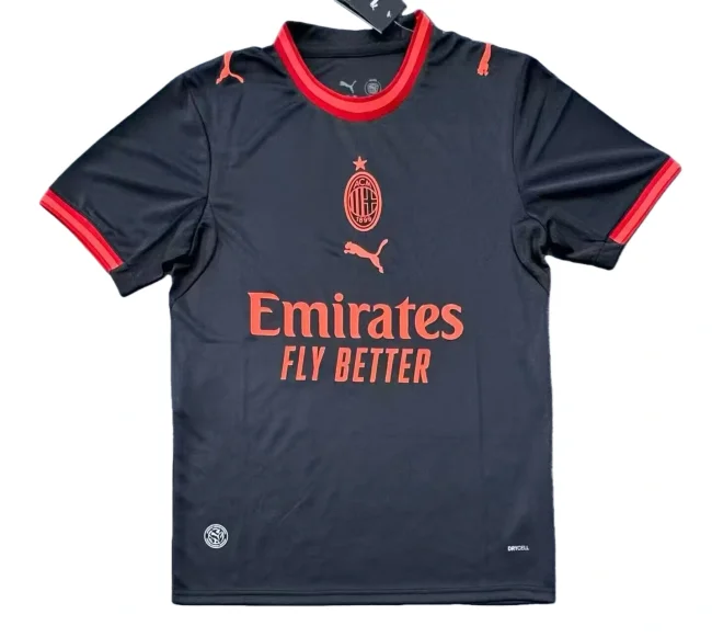 2026-27 Mens AC Milan Third away black soccer Jersey