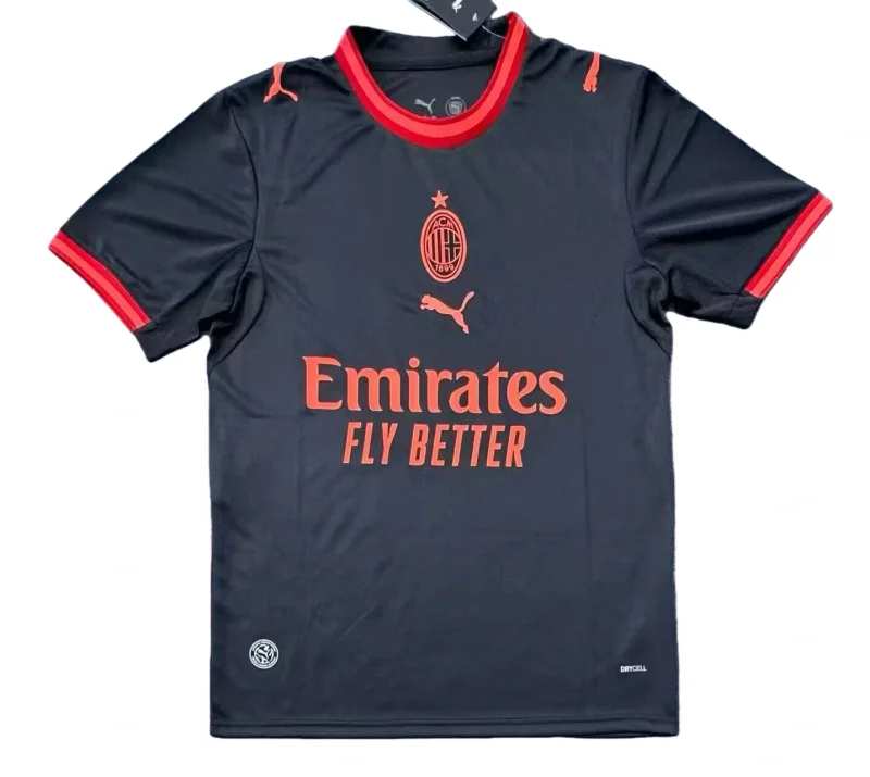 2026-27 Mens AC Milan Third away black soccer Jersey