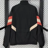 2025-26 Lyon Black Windbreaker