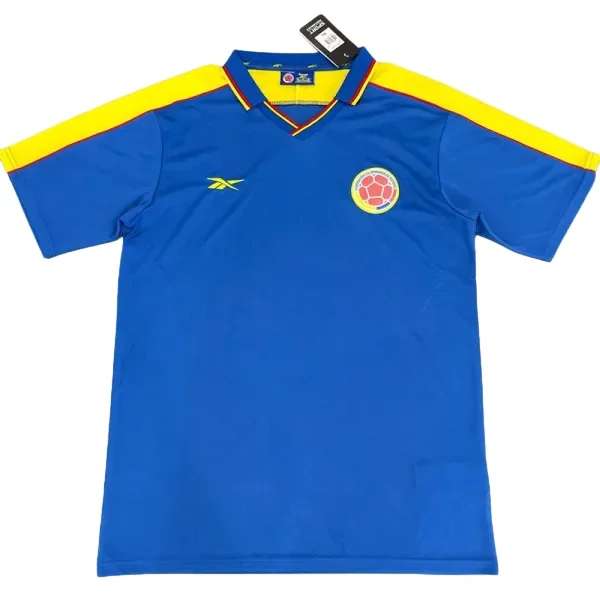 1998 Colombia Away Retro Soccer Jersey