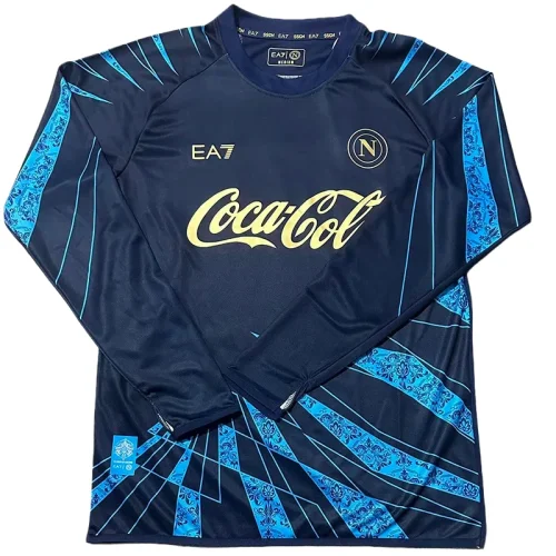 2025-26 Napoli Royal blue Long Sleeve Training Shirts (长袖)