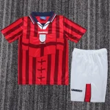 2004 Kids England Home  Retro Soccer Jersey