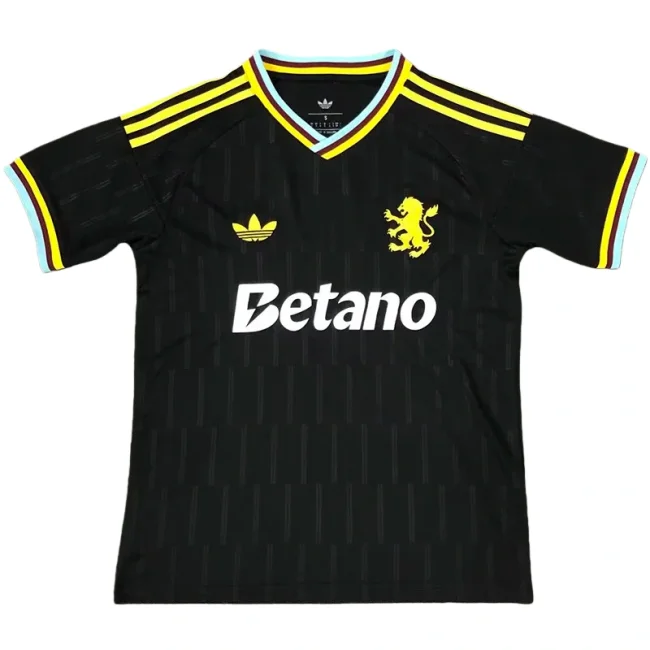2025-26 Aston Villa Black Special Edition Fans Soccer Jersey