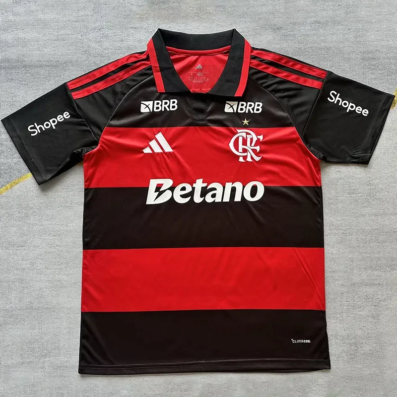2026-27 Mens Flamengo Print Sponsor  home  soccer Jersey