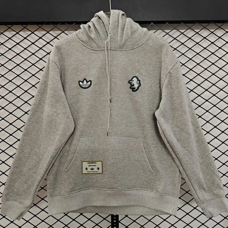2025-26 Mens Juventus Grey Hoody 灰色(加绒)