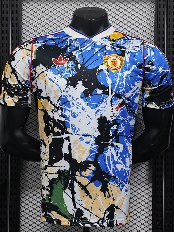 2026-27 Mens Manchester United Blue Joint Edition Player version Soccer Jersey