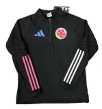 2025-26 Mens  Colombia Half Pull black Sportswear Top