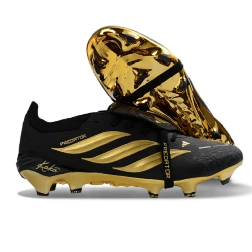 PREDATOR ACCURACY + FG BOOTS Soccer Shoes-golden/black
