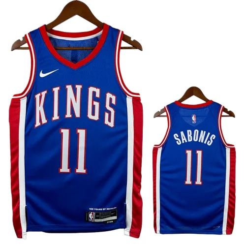 24/25 KINGS SABONIS #11 City Edition Top Quality Hot Pressing Retro NBA Jersey