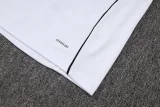 2025-26  Real Madrid White Half Pull Tracksuit  #B25152