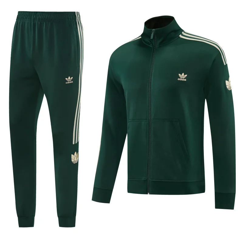 2025-26 Ad dark green Jacket Tracksuit  #AJ24