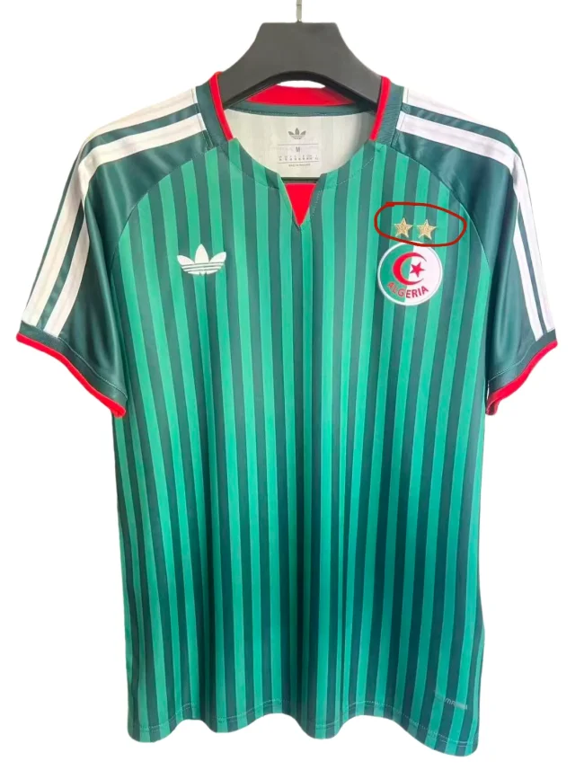 2026-27 Mens Algeria away green （two stars）soccer Jersey