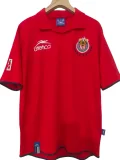2003-2004 Mens Chivas Third Away Red Soccer Jersey