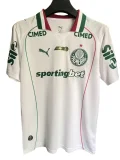 2026-27 Mens Palmeiras away white Soccer Jersey + with All Sponor Logos