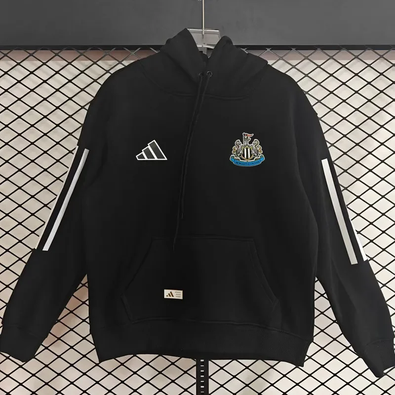 2025-26 Mens Newcastle Black Hoody  黑色(AD加绒)