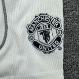 2000-2001 Kids Manchester United  Away  Retro Soccer Jersey