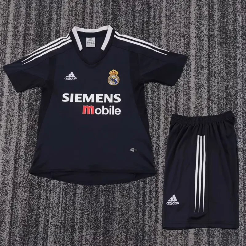 2004-2005  Real Madrid  Away Kids Retro Soccer Jersey