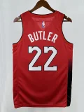 24/25 HEAT BUTLER # 22 Red Top Quality Hot Pressing Retro NBA Jersey