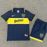 1996-1997 Kids Boca Home  Retro Soccer Jersey