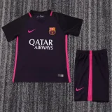2016-2017  Barcelona Away Kids Retro Soccer Jersey