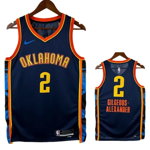 24/25 OKC Thunder ALEXANDER # 2 City Edition Top Quality Hot Pressing NBA Jersey