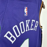 24/25 SUNS BOOKER #1 Blue City Edition Top Quality Hot Pressing Retro NBA Jersey