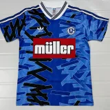 1993-1994 Schalke 04 Home Retro Soccer Jersey