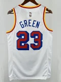 24/25 WARRIORS GREEN # 23 White Retro Top Quality Hot Pressing NBA Jersey