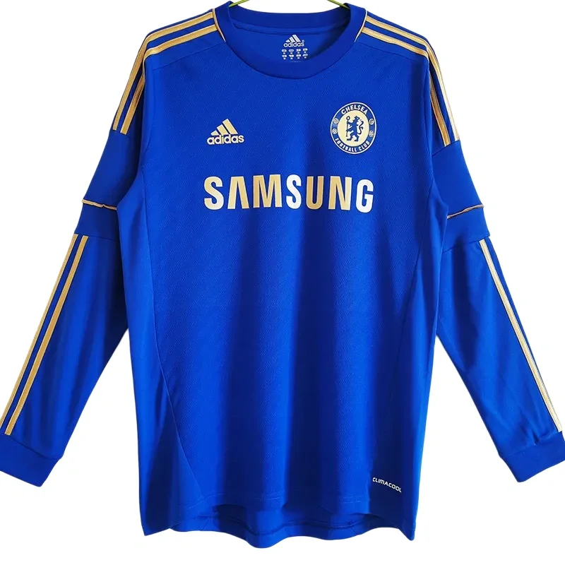 2012-2013  Chelsea Home Retro Long Sleeve Soccer Jersey