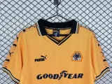1998-1999 Wolves Home Retro Soccer Jersey