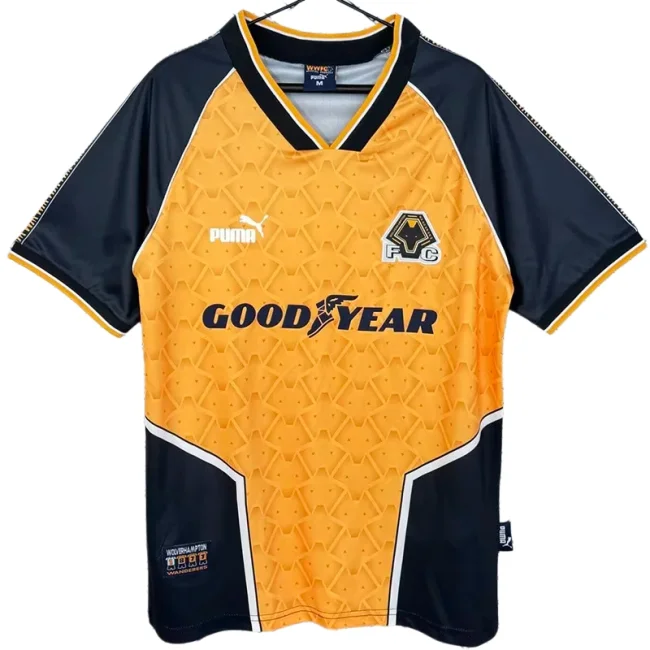 1996-1998 Wolves Home Retro Soccer Jersey