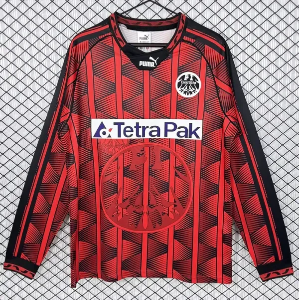 1995-1996 Frankfurt Home Long Sleeve Retro Soccer Jersey