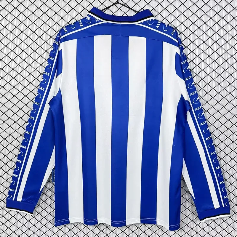 1998-1999 Alaves Home Long Sleeve Retro Soccer Jersey