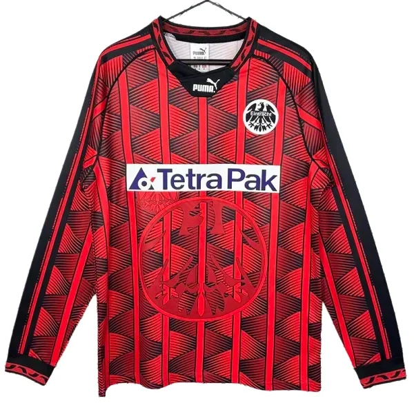 1995-1996 Frankfurt Home Long Sleeve Retro Soccer Jersey