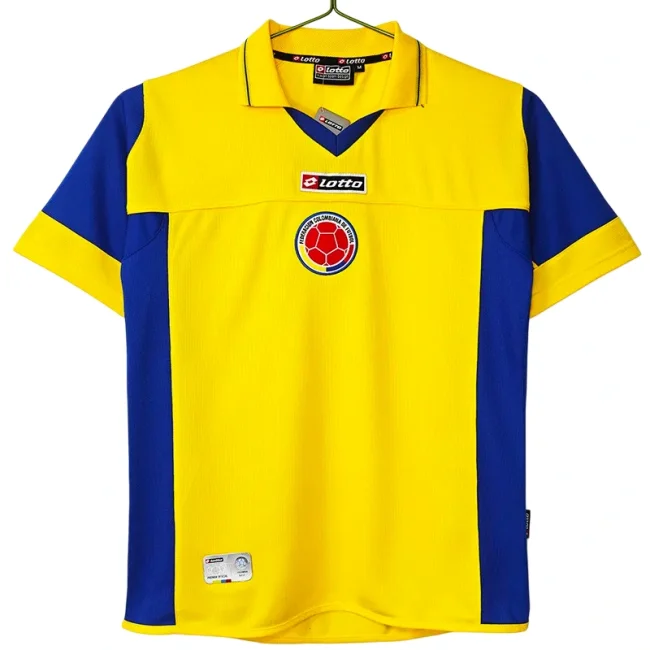 2003-2005 Colombia Home Retro Soccer Jersey