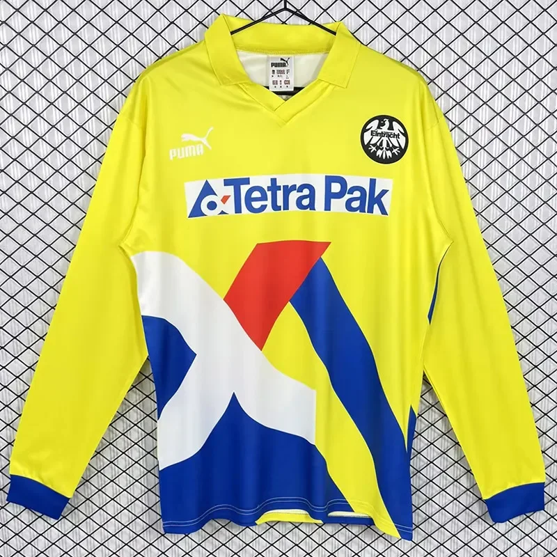 1993-1996 Frankfurt Away Long Sleeve Retro Soccer Jersey