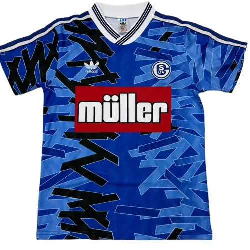 1993-1994 Schalke 04 Home Retro Soccer Jersey